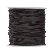 1mm Dia 328ft Latex Elastic String for Bracelet Stretchy Cord, Brown