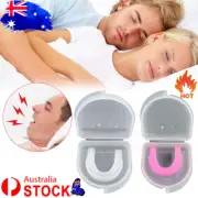 Snoring Mouth Guard Mouthpiece Anti Snore Sleep Aid Bruxism Apnea Teeth Grind UL