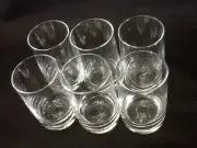 Six Shot Glasses 4 oz Glass Barware Shots Whiskey Tequila Vodka Rum 1/2 Dozen