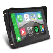 7in Motorcycle GPS Navigation Bluetooth Wireless CarPlay Android Auto Portable