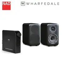 在飛比找momo購物網優惠-【NAD & WHARFEDALE】兩聲道音響組(D3020