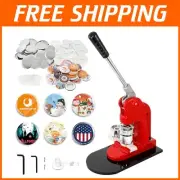 Custom Badge Maker Kit - 32mm Button Machine with 1000 Supplies Included