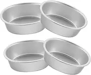 Aluminum Alloy Cake Pan Non-Stick Metal Mold Baking Cake Tins Oval Shape
