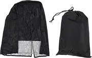 Outdoor Fridge Cover, Upright Freezer Cover, Front Opening Design, Elastic Hem, Adjustable Straps, Side Storage Pocket, Large Vent Mesh, Suitable for Most Freezers 23 X 23 X 55.9in