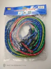 Bungee Cords 10 Pack Of 36" Strech Cords With Hooks