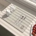 Non-slip Drain Pad Diatomite Absorbent Table Mat Draining Mat Kitchen
