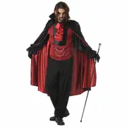 Count Bloodthirst Vampire Dracula Halloween Men Costume