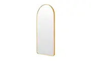 Wall Arch Mirror Arc Aluminum Frame Bathroom 50x100cm GOLD
