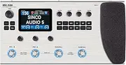 Asixxsix Guitar Multi Effects Processor Pedal, Digital Electric Guitar Effector with 372 Effects, Amp Modeling, MIDI Stereo OTG USB Audio Interface, Looper Drum with 4 Footswiches