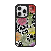 iPhone 16 Pro Mirror Case MagSafe Compatible Leopard