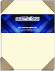 100 Natural Smooth Card Stock Sheets Paper - 8.5 X 11 Inches Standard Letter|Flyer Size - 80# (80 lb/Pound) Cover Weight - Quality Paper - Smooth Finish