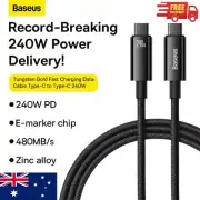 Baseus 240W USB C Cable PD3.1 For MacBook Pro Samsung Xiaomi POCO USB C to USB T