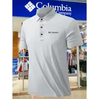 在飛比找ETMall東森購物網優惠-哥倫比亞戶外男士夏季冰絲精致格簡約時尚柔軟透氣Polo衫 T
