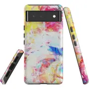For Google Pixel 6 Case, Shielding Back Cover,Abstract Pattern