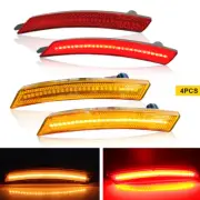 4x Front Rear LED Side Marker Fender Lights For Mini Cooper R55 - R57 R58 - R61 (for: Mini)