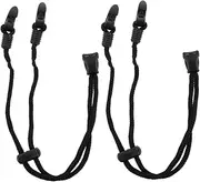 3PCS Adjustable Mask Extend Strap Flexible Removable Ear Strap Hook for Comfortable Fit Mask Strap Adjuster for Relief and Pressure Reduction K06