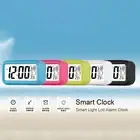 Sleek LED Bedside Alarm Clock with Temperature Display and Snooze Function