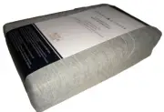 TOMMY HILFIGER 2-PC SET Standard Pillowcases Gray Soft Jersey 60% Cotton