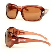 Women's Arkansas Razorback Polarized Sunglasses Logo Brown NCAA