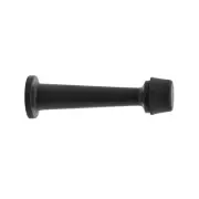 Ageless Iron 600944-DOOR-STOP Cast Iron 3"L Black Baseboard Solid - Grey