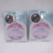2 Pack Three Little Tots Flowers Car Seat Stroller No Touch Baby Sign Tag