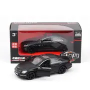 1:36 Mercedes Benz CLS C63 AMG High Simulation Diecast Model Cars Luxury Alloy Vehicle Model Car Collection Toy For Kid A57 Matte Black With box