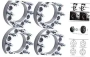 4PC 8x6.5 Wheel Spacers 1.5 Inch 14x1.5 Studs Compatible with 1.5 Inch-4 PCS