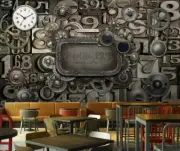3D Rock Club ZHUA6688 Wallpaper Wall Murals Removable Self-adhesive Amy