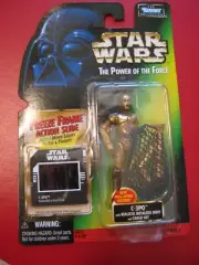 Star Wars 1997 POTF C-3PO with Freeze frame Action Slide--Unopened, NEW