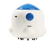 Portable Mini USB Rechargeable Small Rocket Desktop Vacuum Cleaner Keyboard Cleaner Handheld Vacuum Cleaner-White