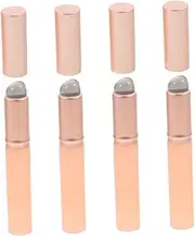 SHERCHPRY 4 Pcs Silicone Lip Brush Head Makeup Applicators with Cap Travel Friendly and Reusable for Go Lipstick and Gloss Application