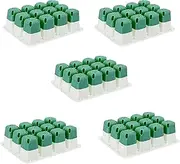 Seedling Starter Trays - 5X Nursery Germination Seedlings Trays - Silicone Propagator Kit with Drainage Holes for Indoor Chili Bonsai Vegetable