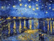 Starry Night over the Rhone Van Gogh Paint By Number Kit Framed DIY Art 16x20