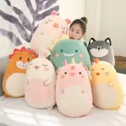 New Animal Kawaii Squishmallows Plush Toy Unicorm Dinosaur Lion Soft Big 45cm