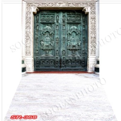 10'x20' CP Wooden Door Wall Scenic Microfiber Fabric background backdrop SR368