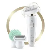Braun Silk-epil 9 SES9020 Wet & Dry Epilator with 6 extras incl. deep massage