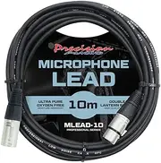Precision Audio XLR to XLR Studio Stage Microphone Lead 10m MLEAD10 10m