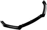 Front Bumper Spoiler Lip Splitter Diffuser Compatible for Audi A1 2010-2016 | Gloss Black Body Kit Accessories for Enhanced Tuning