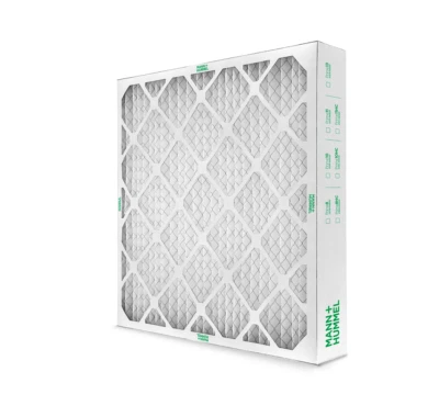 20x20x4 MERV 11 Pleated Air Filters by Mann+Hummel. Case of 6.