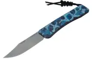 Tactile Knife Co DLT Exclusive Bexar - Blue Camo Ano Titanium - SW MagnaCut