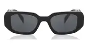 Prada PR 17WS Symbole 1AB5S0 Women’s Sunglasses Black Size 49