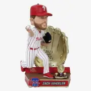 Zack Wheeler Philadelphia Phillies 2023 Gold Glove Bobblehead MLB Baseball