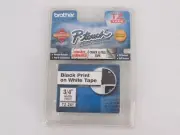 Brother P-Touch TZ-241 Label Tape Black 3/4"