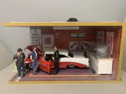 Built from Scratch Diorama – Garage for Old Skool 1956 Chevy Bel Air Custom Stre