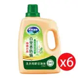 在飛比找遠傳friDay購物優惠-南僑水晶肥皂液體洗衣精百里香防蹣瓶裝(綠)2200gX6瓶