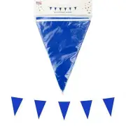Blue 10 Metre 20 Flag Plastic Pennant Bunting Banner Decoration Party Supplies