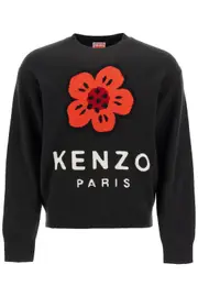 [KENZO] KENZO boke flower wool sweater S Black