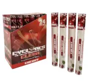 4X Cyclones Flavoured Pre Rolled transparent Cones Clear -Cherry Flavour