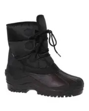 XTM Hunter Heavy Duty Boa Lined Snow Boot Black