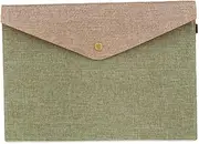 FUNOMOCYA Thicker Felt File Folder 23.5x16cm Office Document Holder Snap Button Closure for School Business